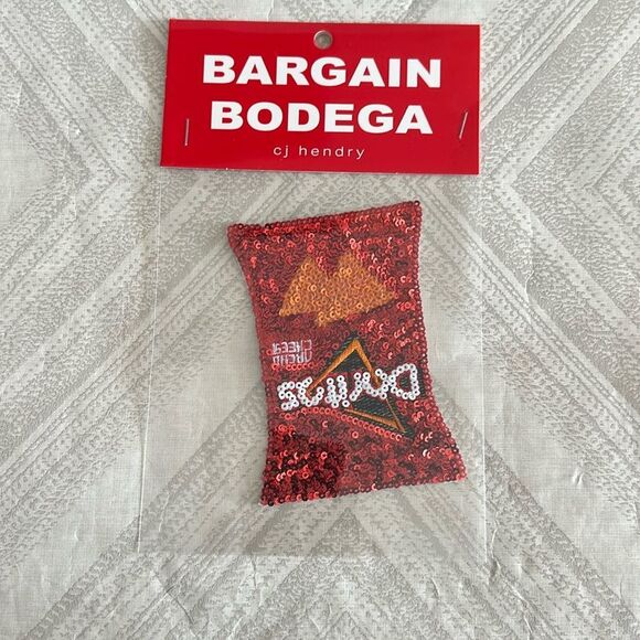 CJ Hendry: Bargain Bodega Sequin Patch - Doritos Nacho Cheese - Picture 1 of 3